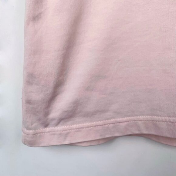 Burberry Pink Crewneck Cotton T-Shirt With Red "My Crown" Graphic Short Sleeves - Picture 6 of 7